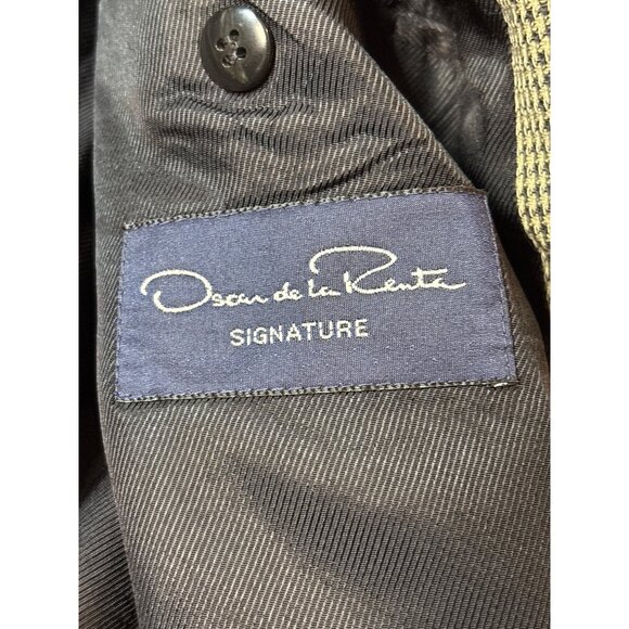 Mens Oscar Dela Renta Blazer   2-Button Single-Breasted  Classic Fit  Black 42r - Picture 12 of 13